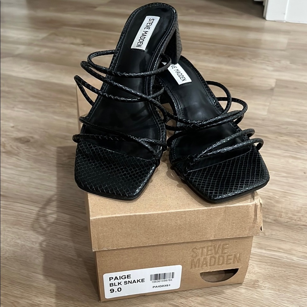 Steve Madden Snake Sandal Heels